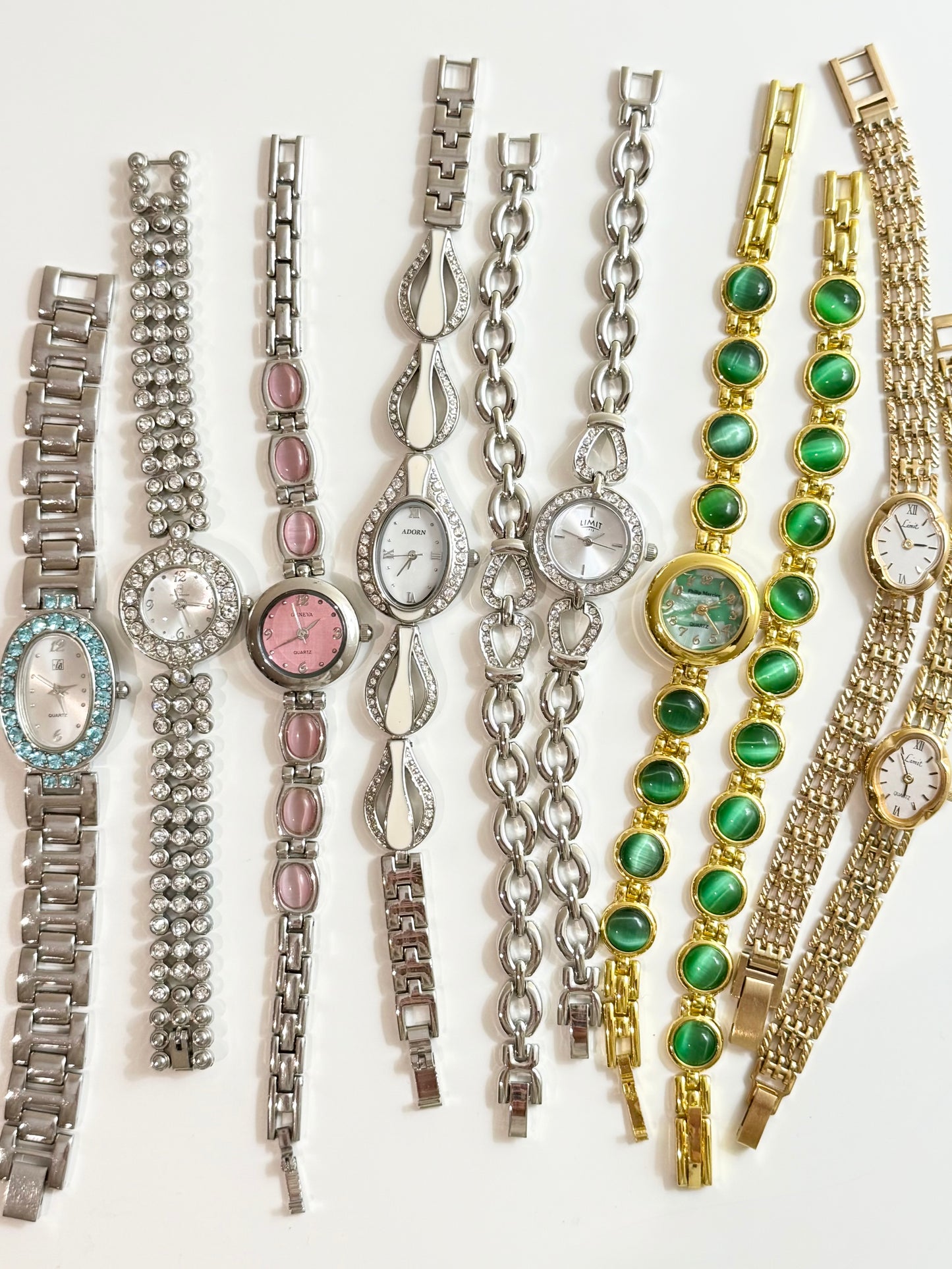 The Mercier Green Watch & Bracelet Set