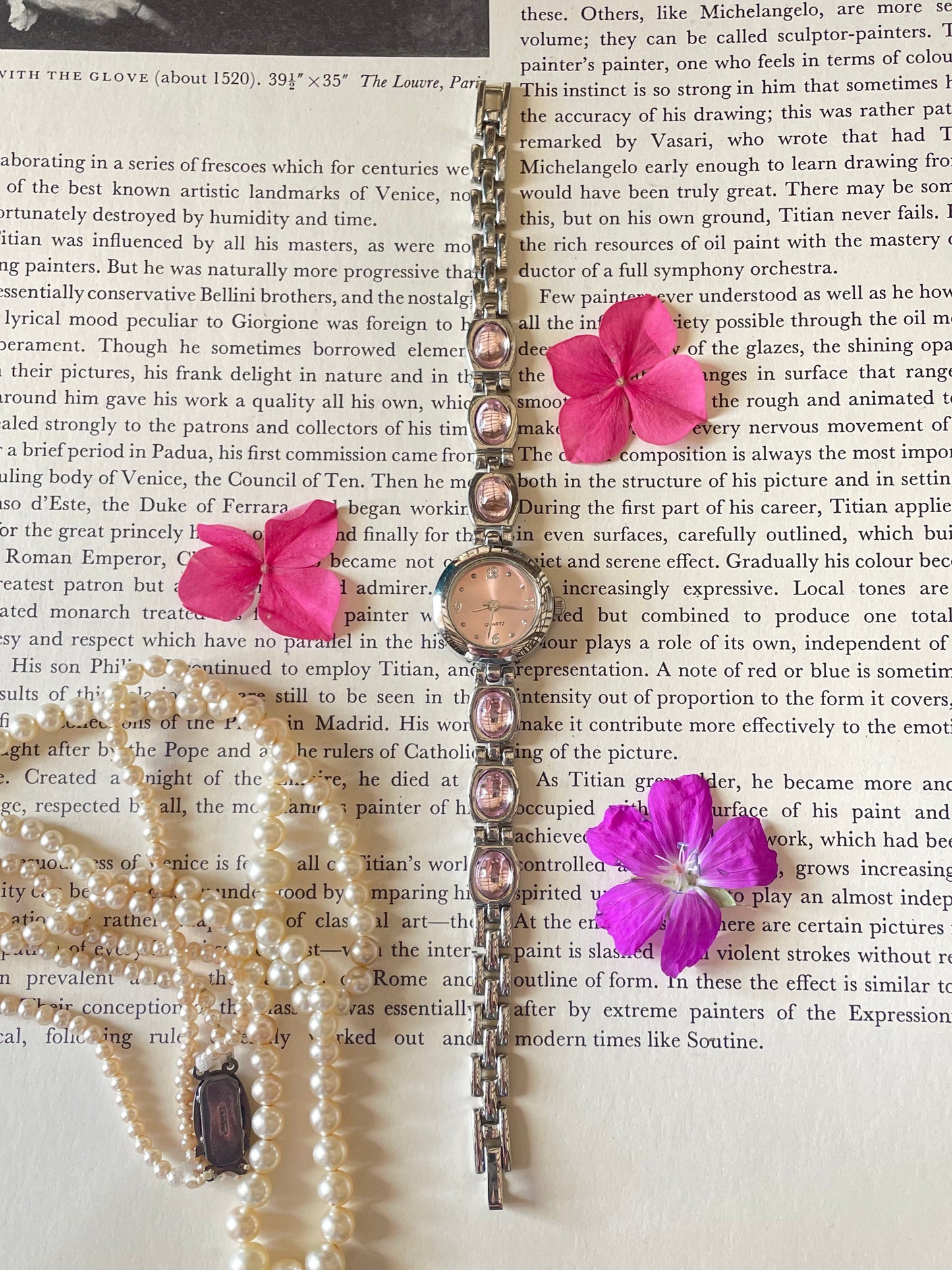 Lucinda Quartz Pink Watch