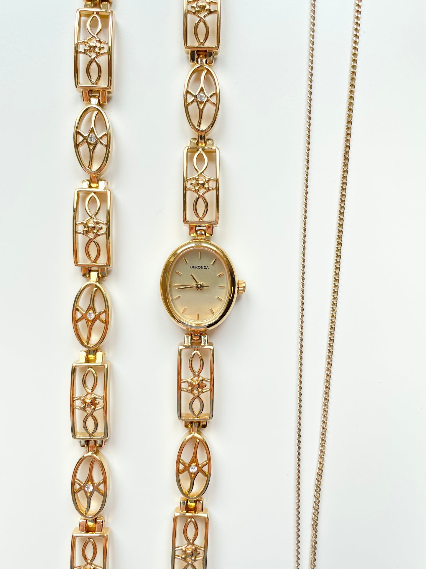 The Henrietta Watch, Bracelet Set & Necklace