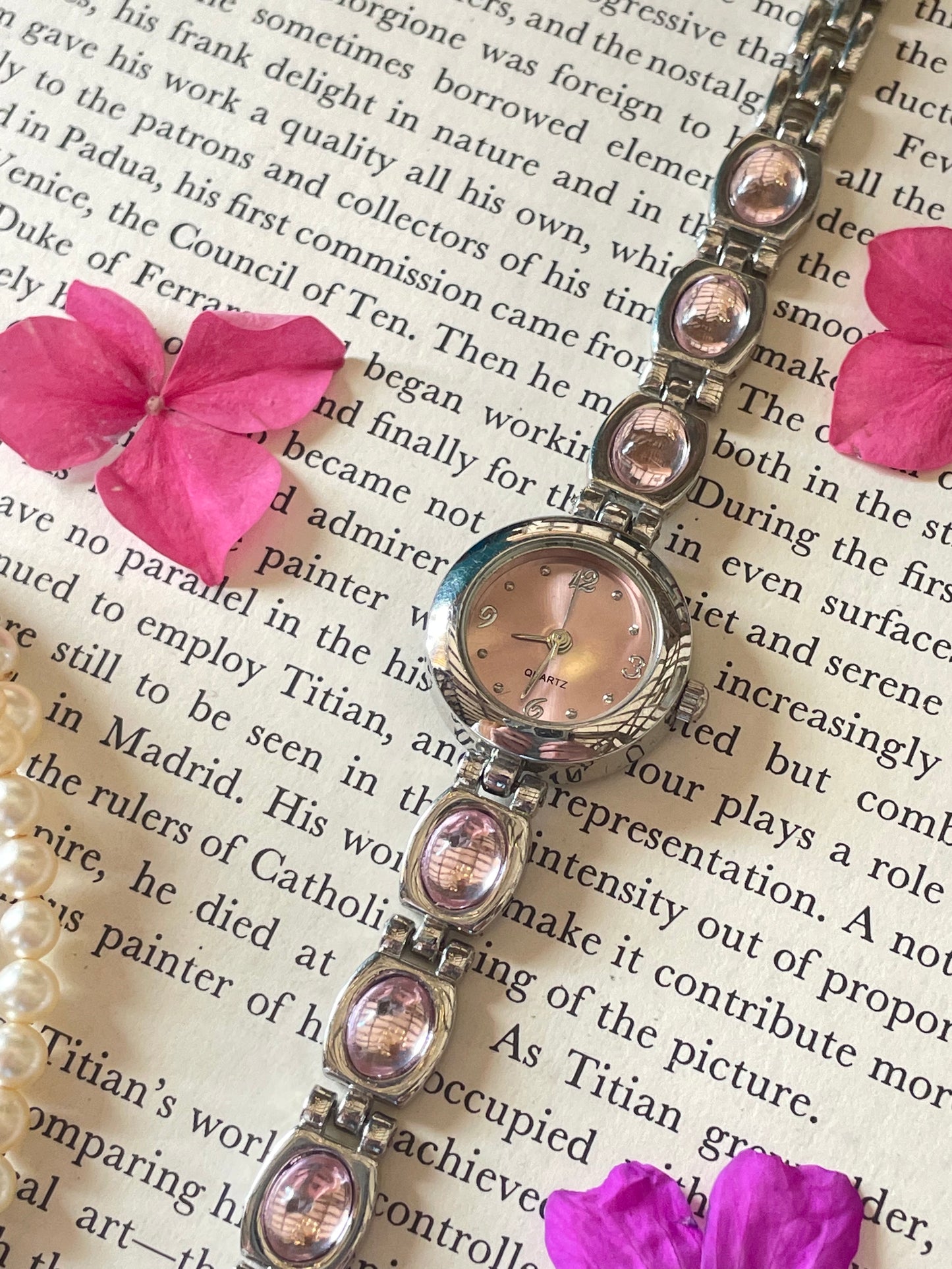 Lucinda Quartz Pink Watch