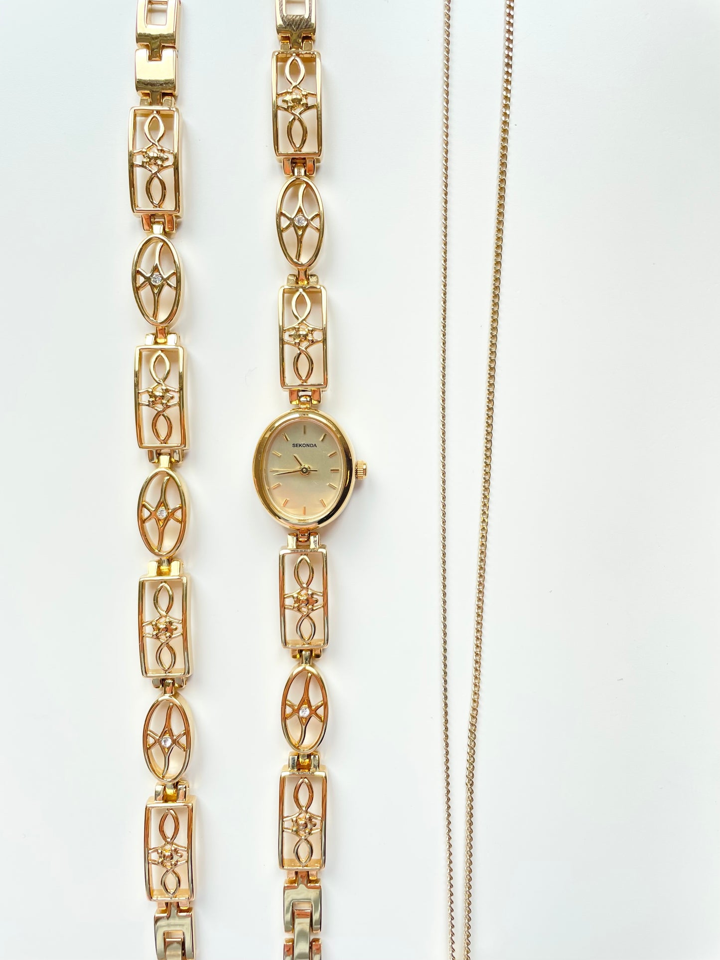 The Henrietta Watch, Bracelet Set & Necklace