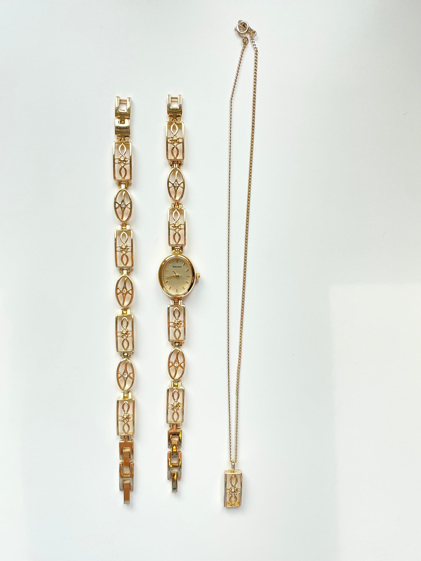 The Henrietta Watch, Bracelet Set & Necklace