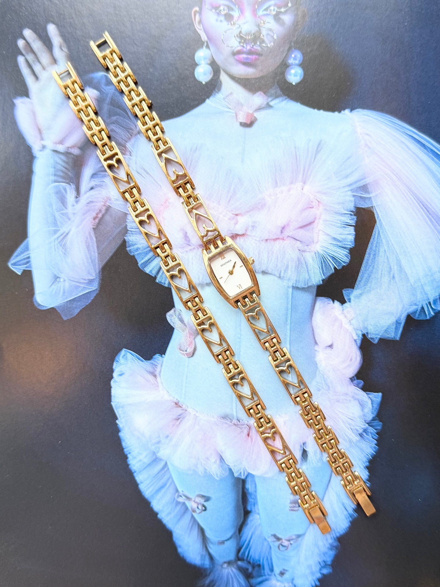The Lola Heart Watch & Bracelet Set