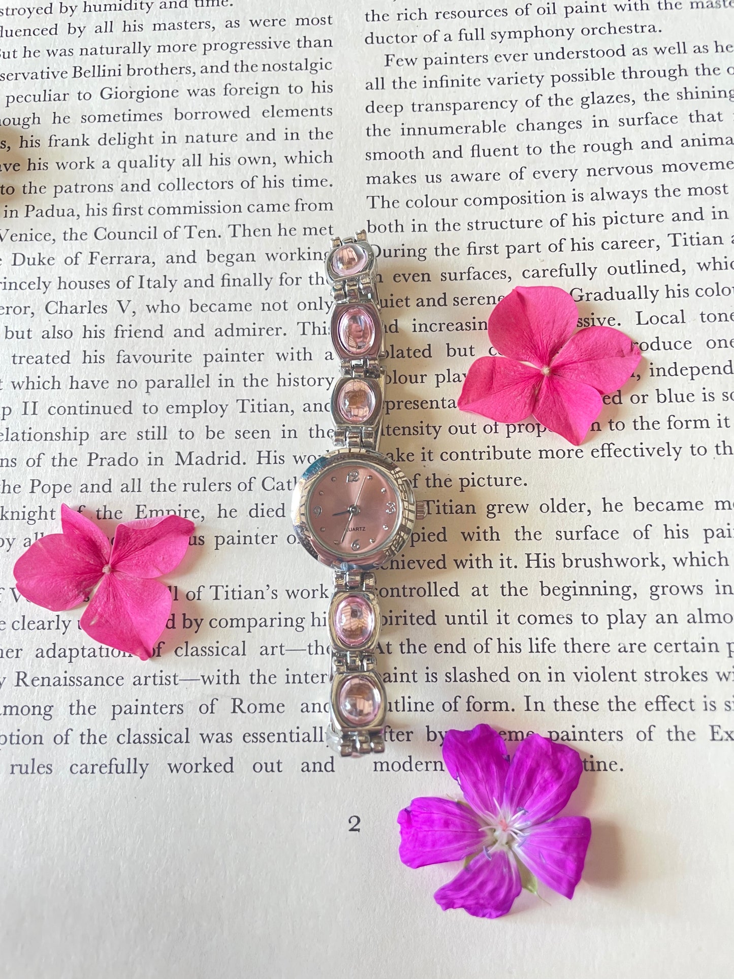 Lucinda Quartz Pink Watch