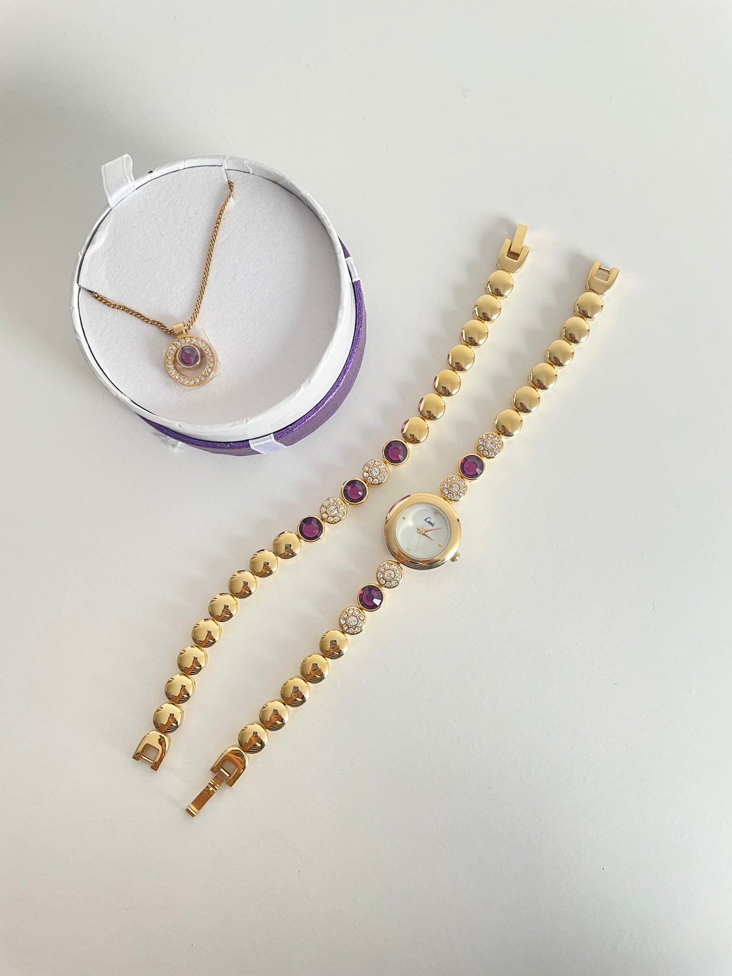 The Eliza Watch, Bracelet & Necklace Set