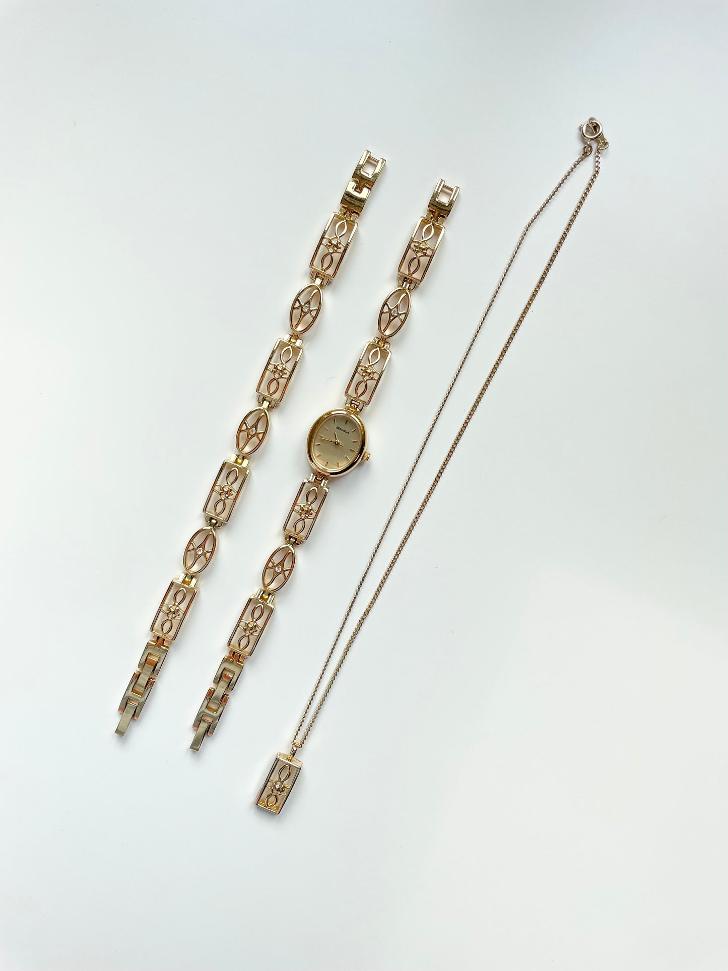 The Henrietta Watch, Bracelet Set & Necklace