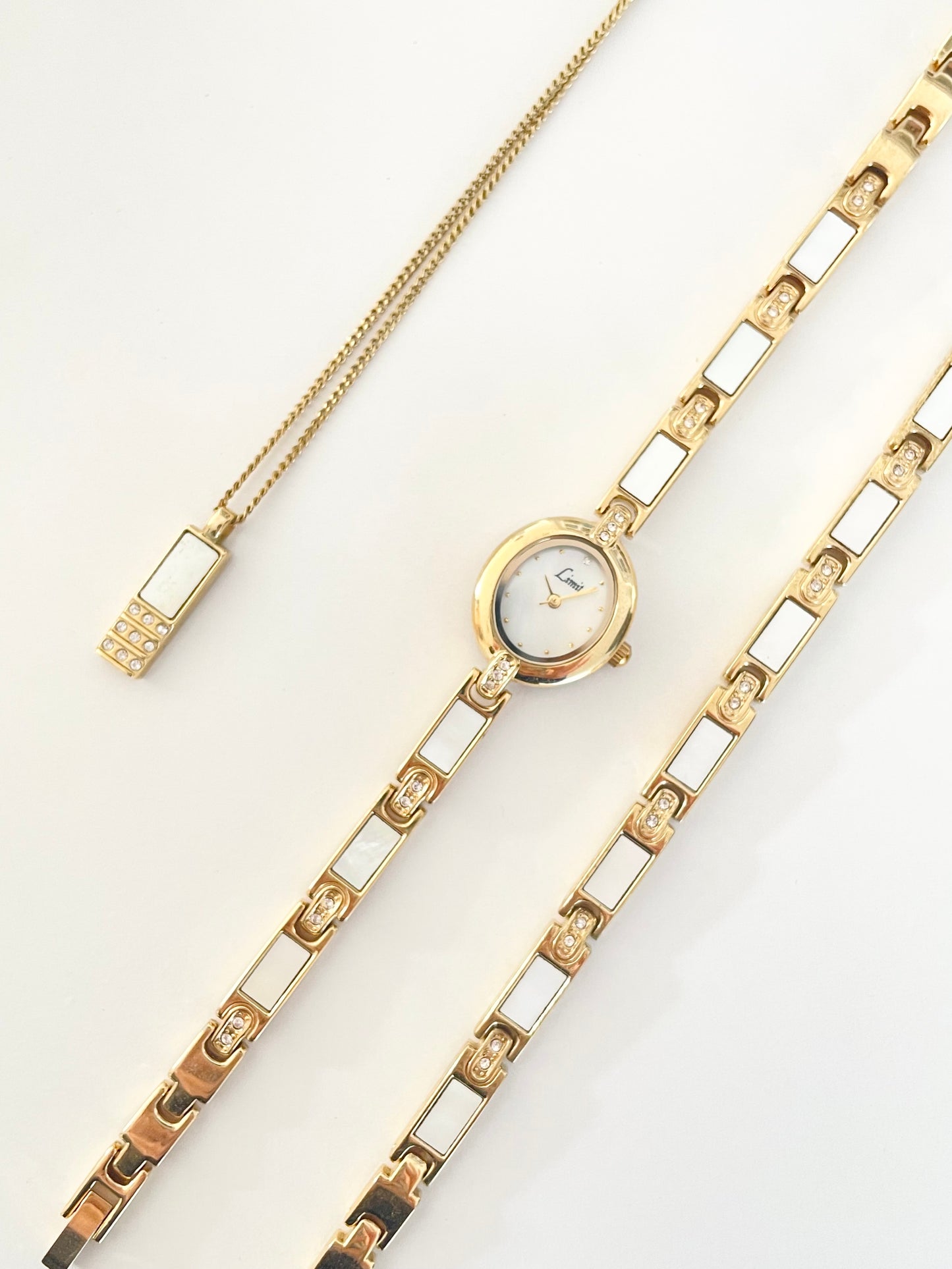 The Octavia Watch, Bracelet & Necklace Set