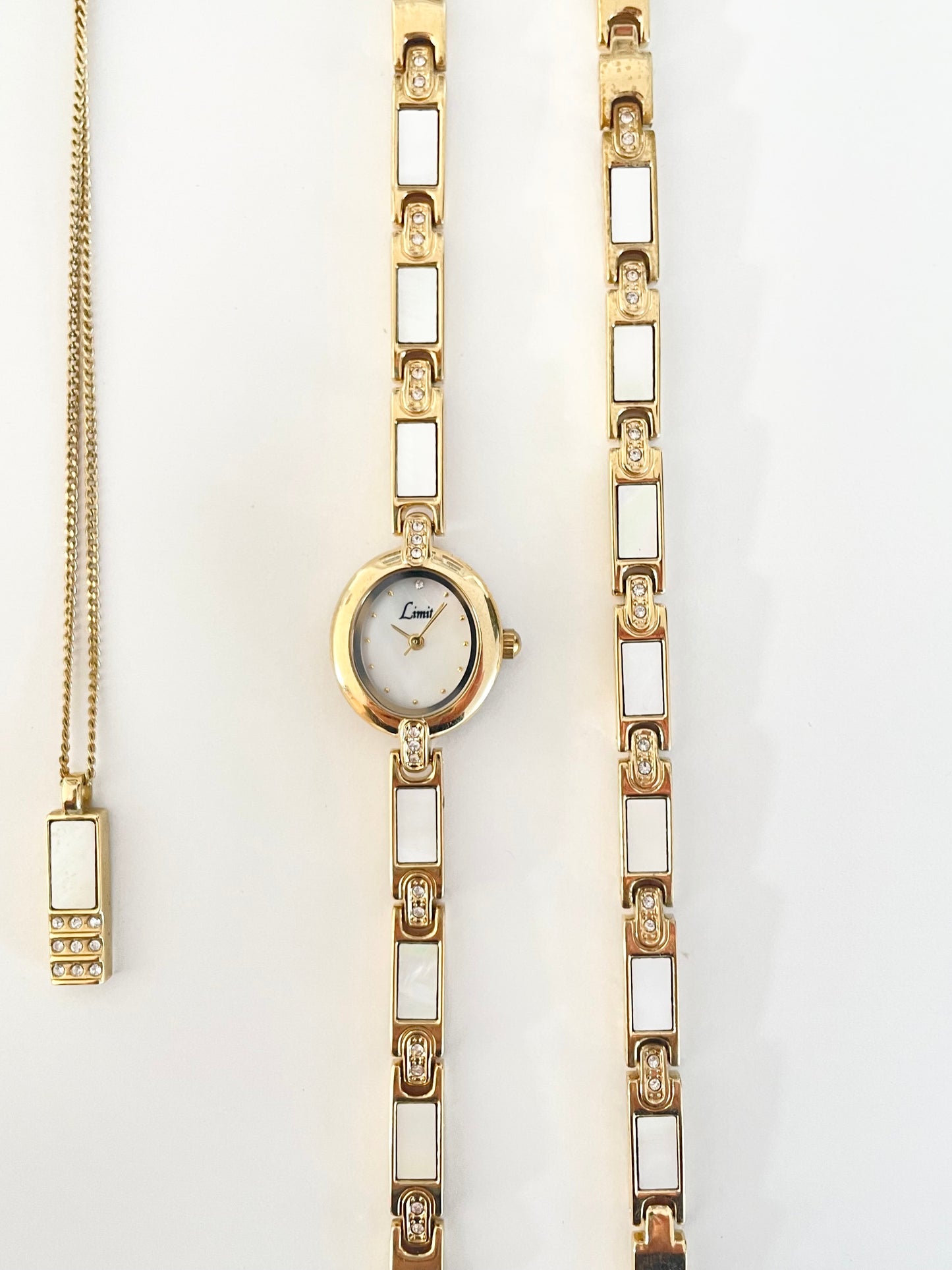 The Octavia Watch, Bracelet & Necklace Set