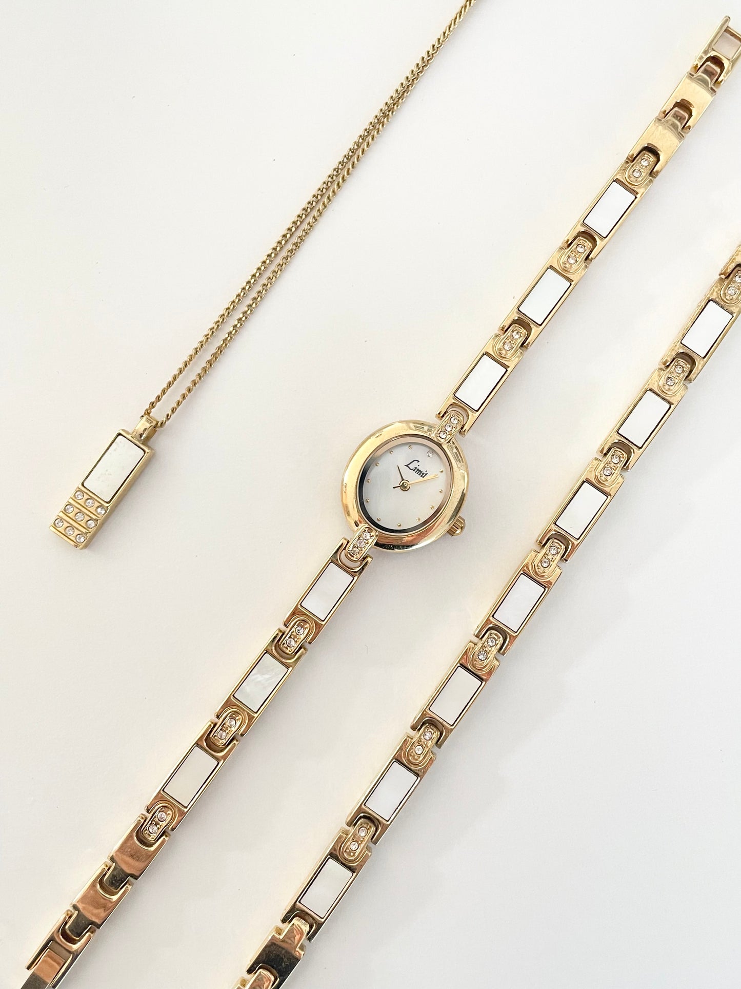 The Octavia Watch, Bracelet & Necklace Set