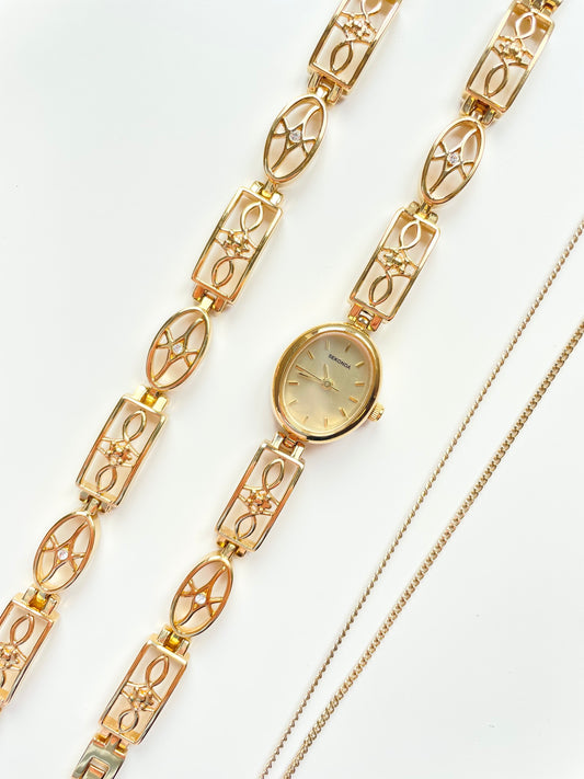 The Henrietta Watch, Bracelet Set & Necklace