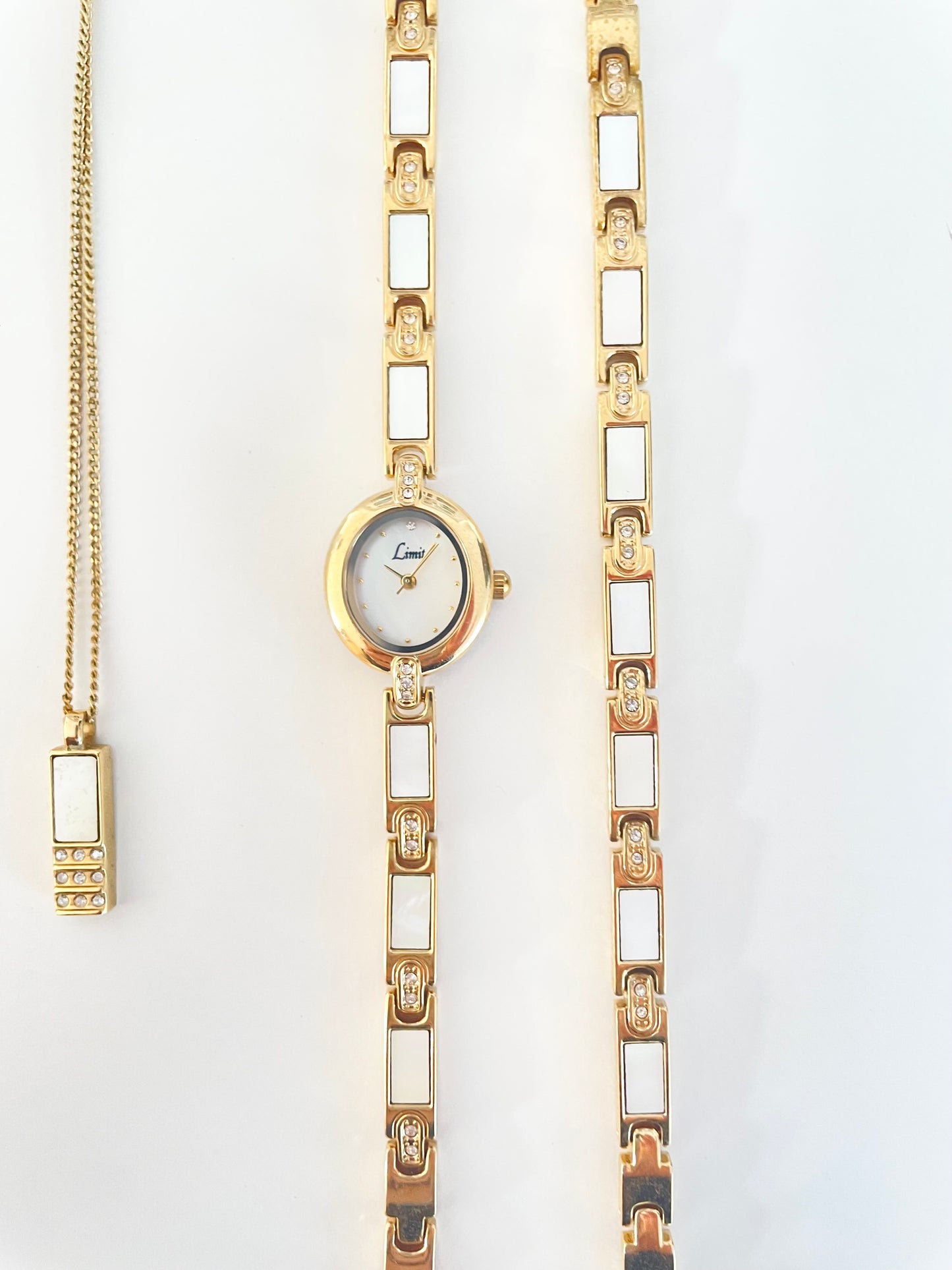 The Octavia Watch, Bracelet & Necklace Set