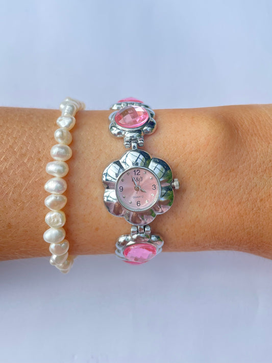 B&J Quartz Daisy Watch
