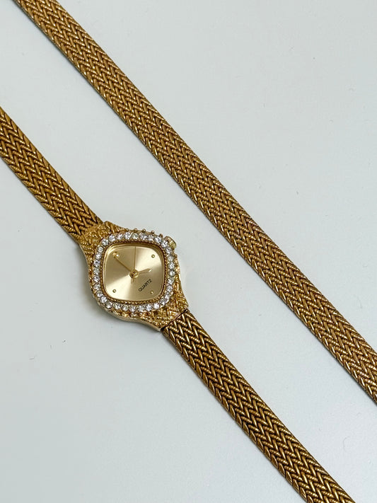 The Crystal Watch & Bracelet Set