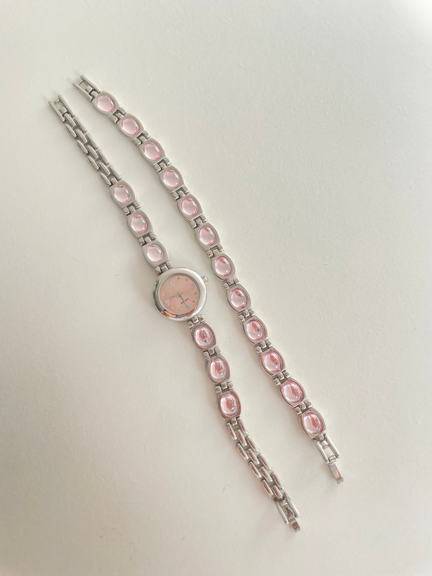 The Lucinda Pink Watch & Bracelet Set