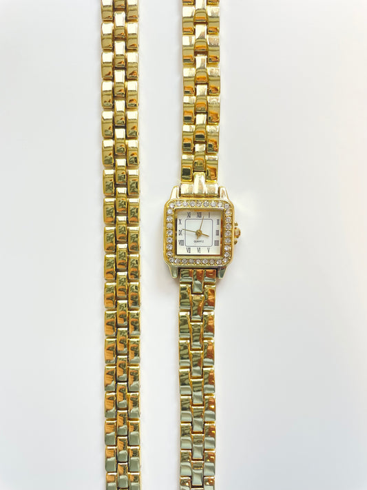 The Bella Watch & Bracelet Set