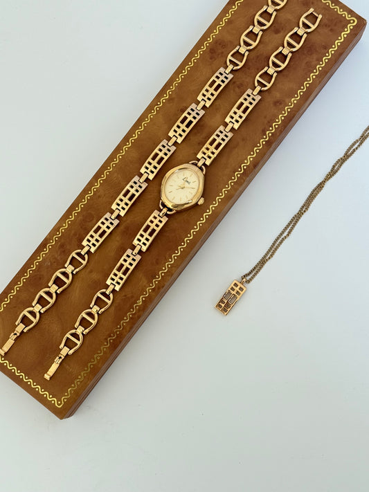 The Patricia Watch, Bracelet & Necklace Set