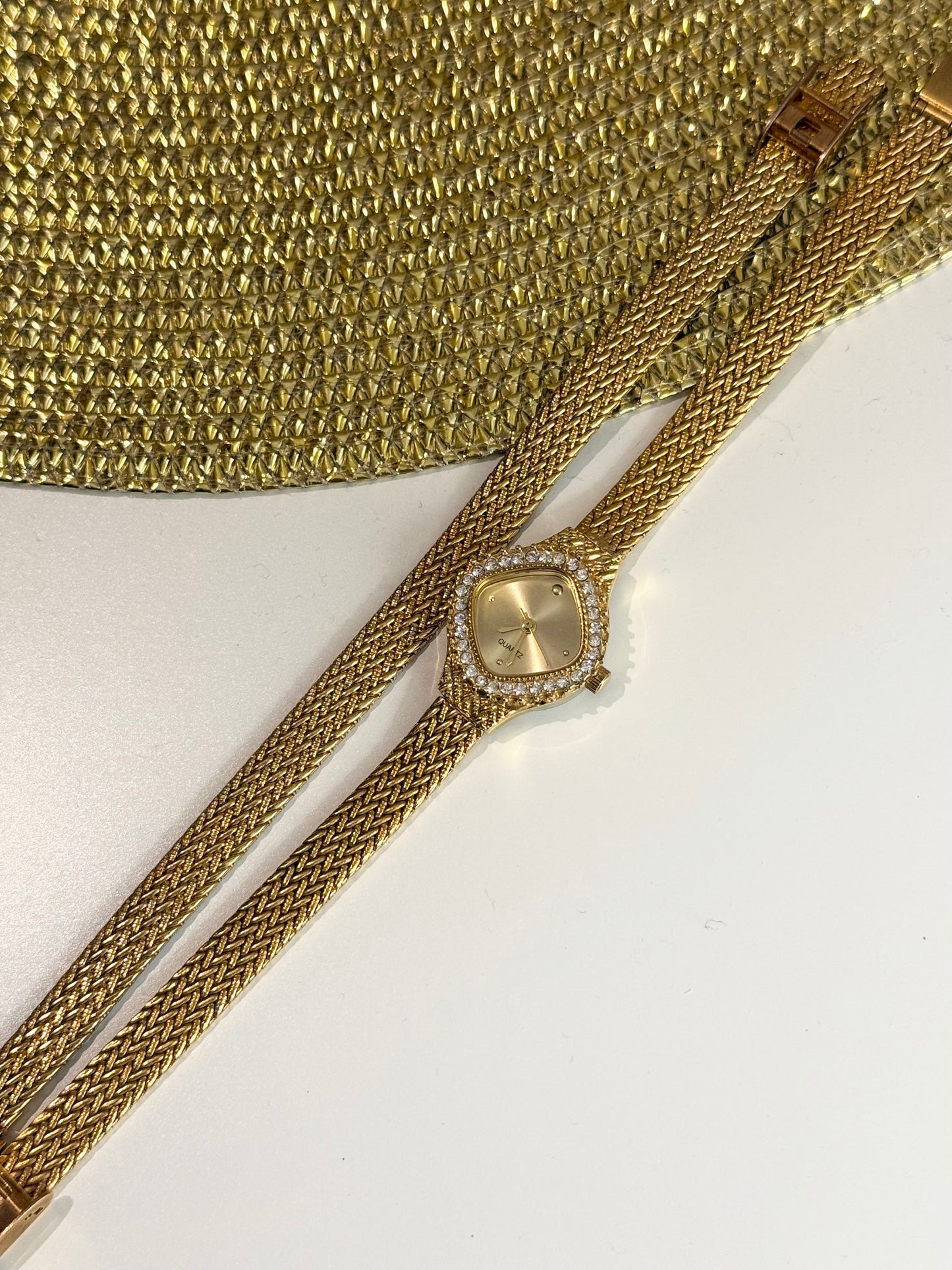 The Crystal Watch & Bracelet Set