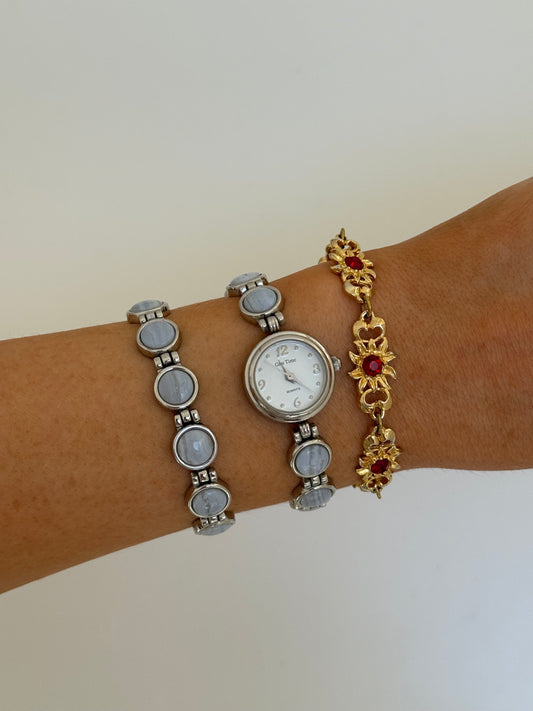 The Gem Watch & Bracelet Set