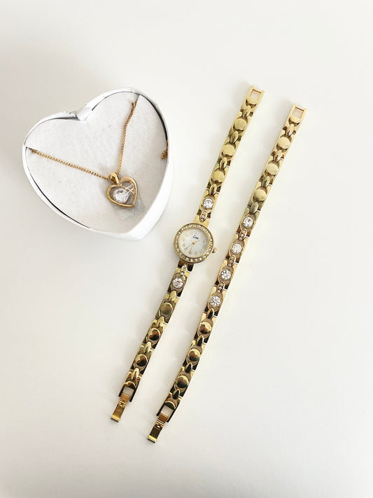 The Tally Watch, Bracelet & Necklace Set