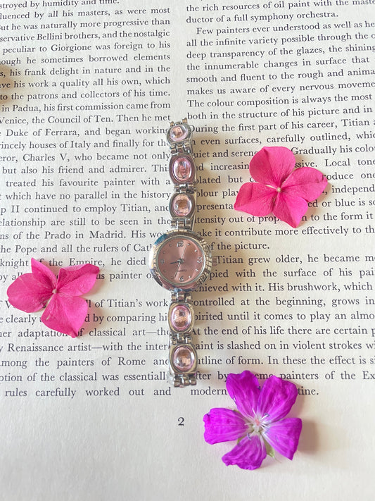 Lucinda Quartz Pink Watch
