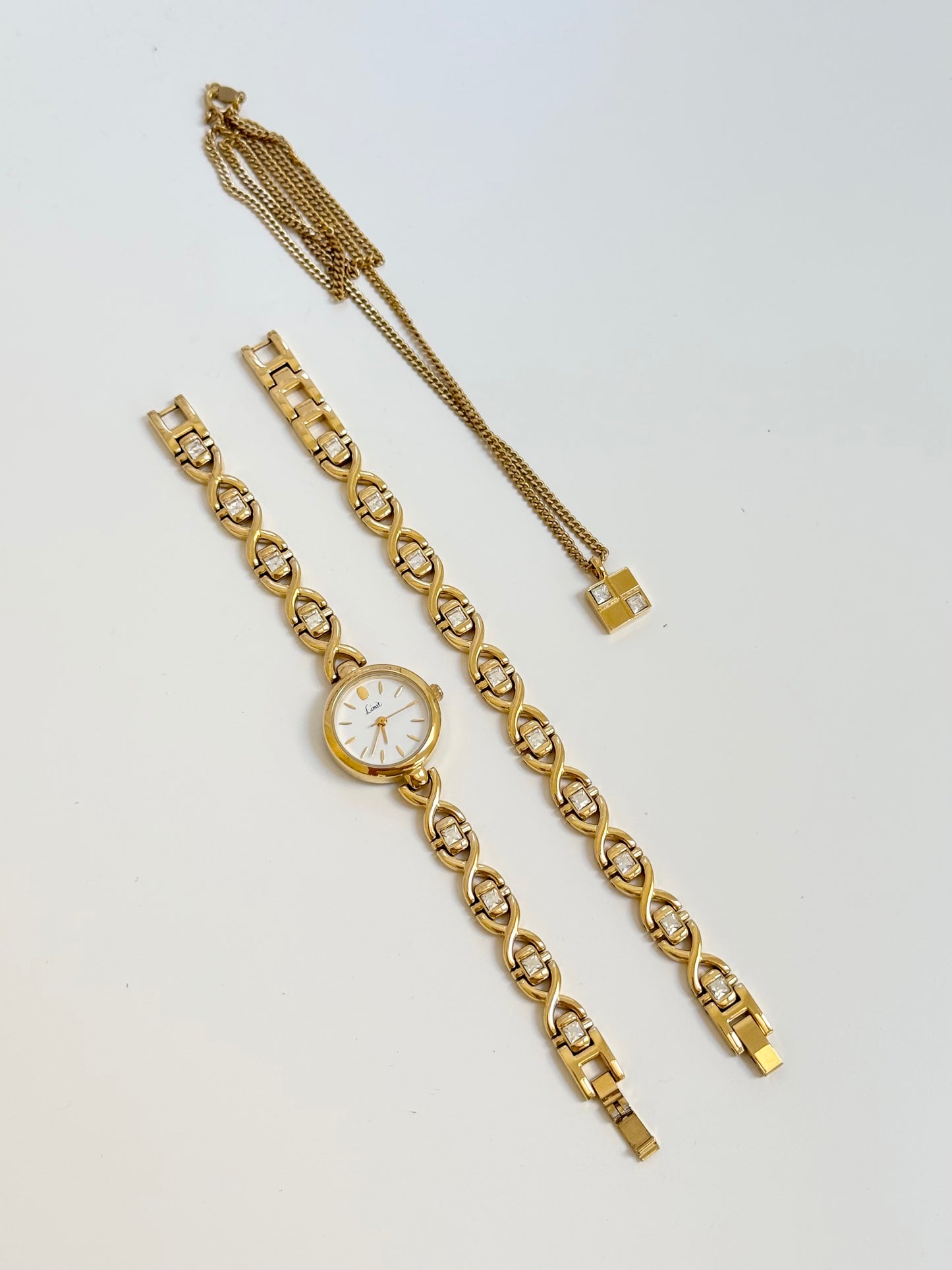 The Talulah Watch, Bracelet & Necklace Set