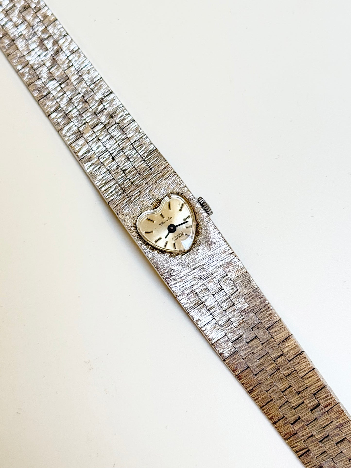 17 Jewels Heart Watch